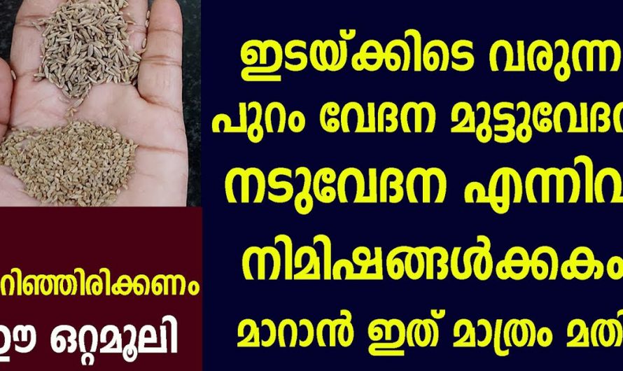 എല്ലാ വേദനകളും ഇല്ലാതാക്കാൻ ഈയൊരു ഒറ്റമൂലി മാത്രം മതി. | Pain Remove Health Malayalam