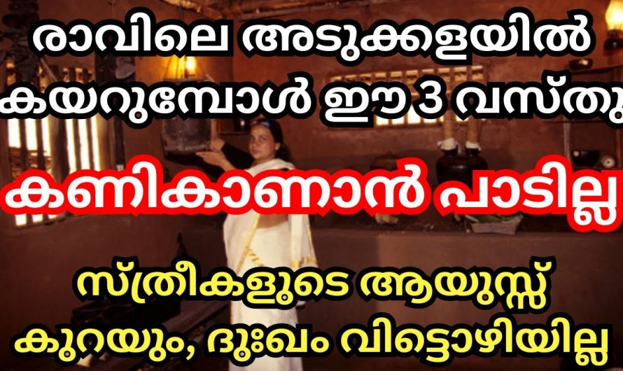 നിങ്ങളുടെ അടുക്കളയിൽ ഇതൊക്കെ നിങ്ങൾ കാണാറുണ്ടോ? എന്നാൽ സൂക്ഷിച്ചോളൂ….