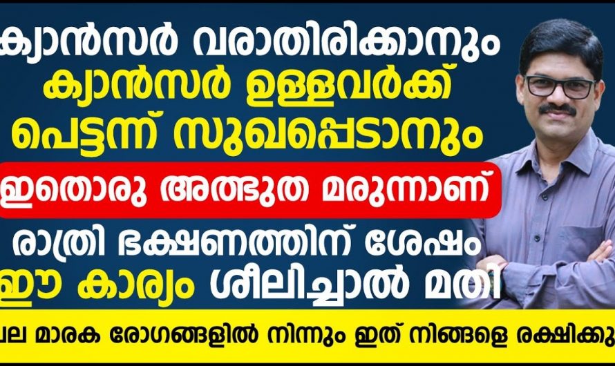 ക്യാൻസർ കോശങ്ങൾ ശരീരത്തിൽ വർദ്ധിക്കാൻ കാരണം രാത്രി ഭക്ഷണത്തിനുശേഷം ഈ കാര്യങ്ങൾ ചെയ്യുന്നതുകൊണ്ടാണ്. | Prevent Cancer Health