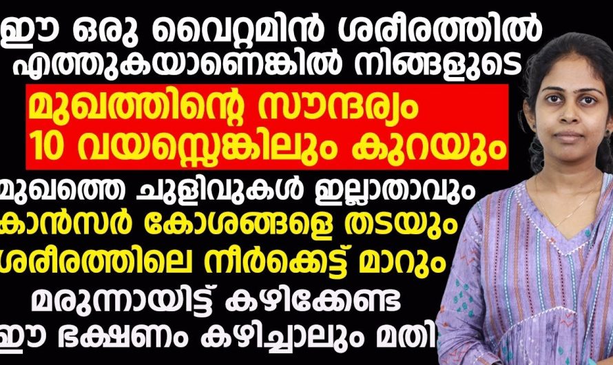 ഈ വൈറ്റമിൻ അടങ്ങിയ ഭക്ഷണം കഴിച്ചാൽ മതി പ്രായം കുറയ്ക്കാം. ക്യാൻസൽ കോശങ്ങൾ ഉണ്ടാവുകയുമില്ല. | Health Of Vitamin E