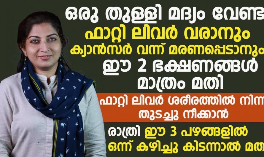 മദ്യപിച്ചില്ലെങ്കിലും ഫാറ്റി ലിവർ ഉണ്ടാകും, ഈ കാര്യങ്ങൾ ശ്രദ്ധിച്ചില്ലെങ്കിൽ…