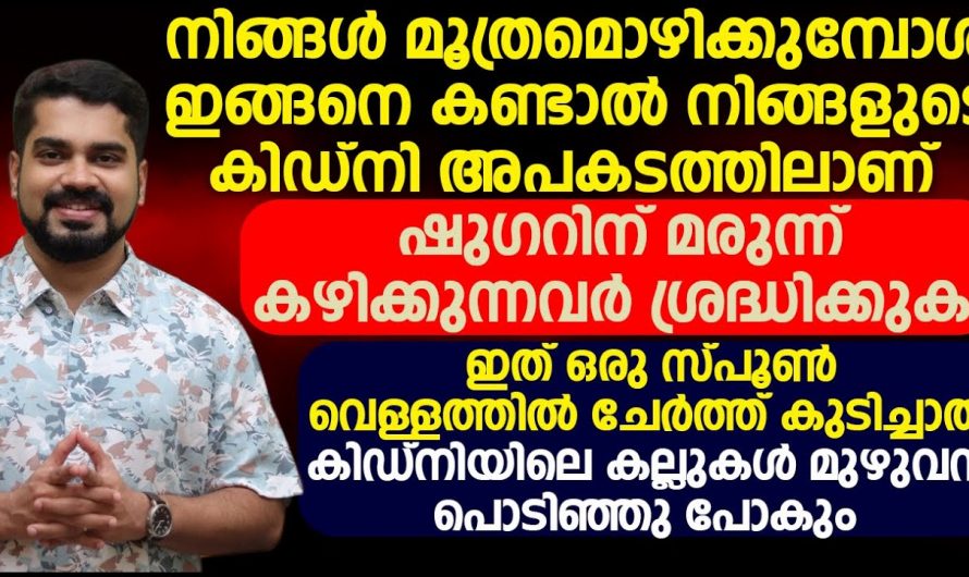 ഈ ലക്ഷണങ്ങൾ മനസ്സിലാക്കിയില്ലെങ്കിൽ അവ വൃക്കയെ തകരാറിലാക്കും…