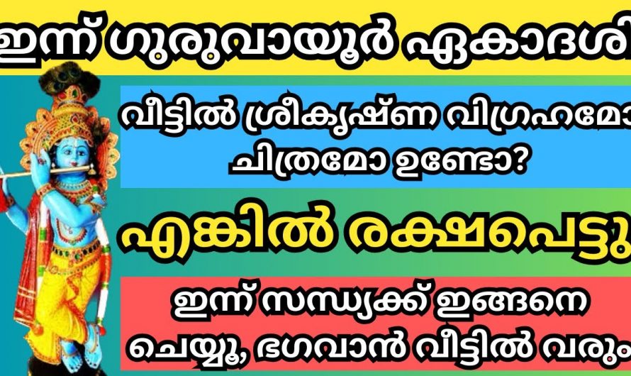 ഇന്ന് ഭഗവാൻറെ ചിത്രത്തിനു മുന്നിലായി ഇതൊക്കെ സമർപ്പിച്ചാൽ ഭാഗ്യം നിങ്ങളെ തേടി വരും…