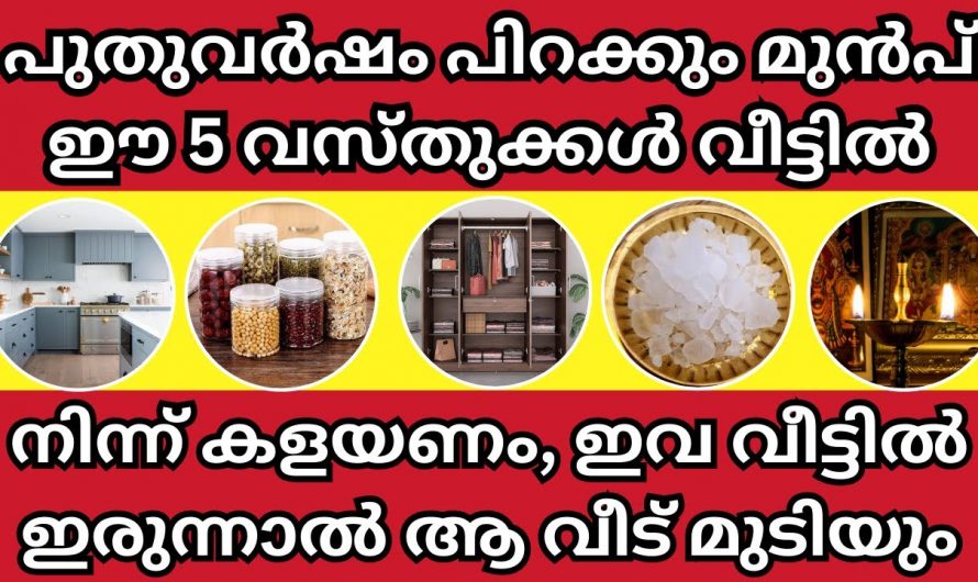 പുതുവർഷം പിറക്കുന്നതിന് മുൻപ് വീടിൻറെ ഈ ഭാഗങ്ങൾ വൃത്തിയാക്കുക, കുതിച്ചുയരാം…