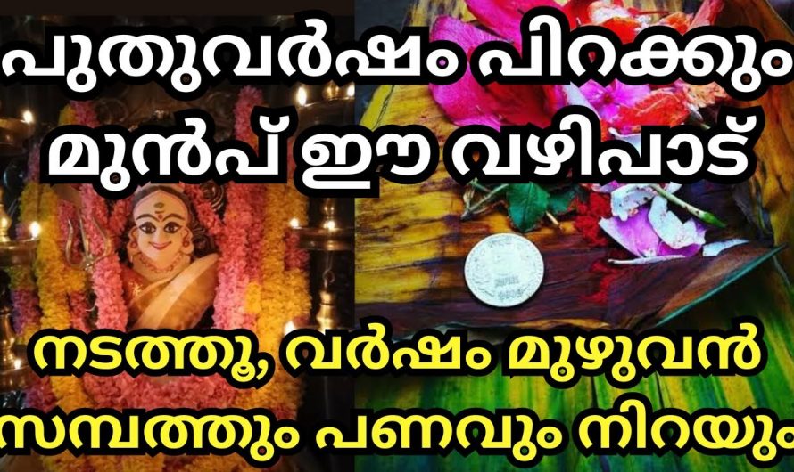 ഈ വഴിപാടുകൾ ചെയ്യൂ പുതുവർഷത്തിൽ നിങ്ങൾക്ക് സമ്പത്തും സമൃദ്ധിയും സമാധാനവും ഉണ്ടാവും…