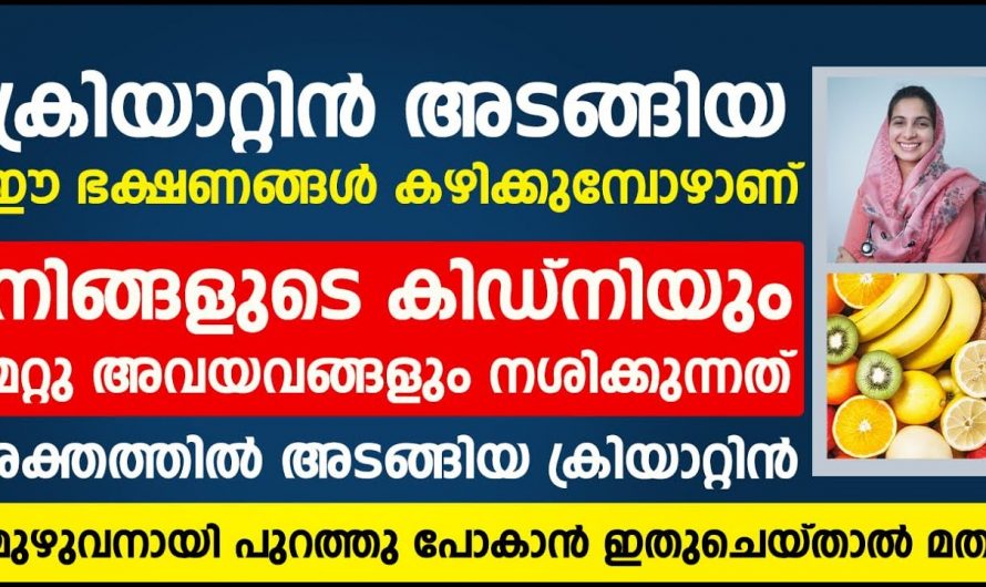 ക്രിയാറ്റിൻ അളവ് വർദ്ധിച്ചാൽ വൃക്കകൾ തകരാറിലാകുമോ? ഇതാ ചില സൂചനകൾ…