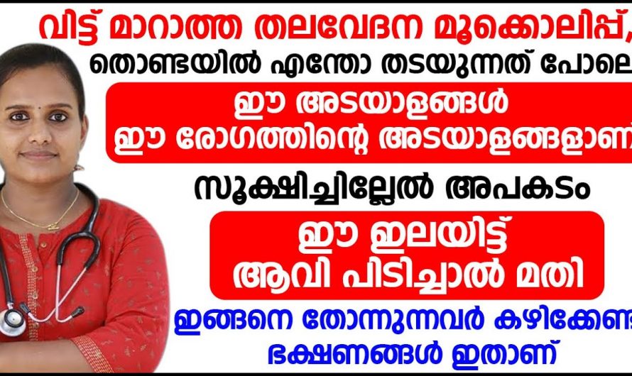 സൈനസൈറ്റിസ് പൂർണ്ണമായും സുഖപ്പെടുത്താൻ ഇങ്ങനെ ചെയ്താൽ മതി, ഡോക്ടർ നൽകുന്ന അറിവ്…