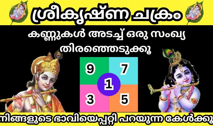 ഇതിൽനിന്ന് ഒരു നമ്പർ തിരഞ്ഞെടുക്കൂ, നിങ്ങളുടെ ഭാവി അറിയാം….