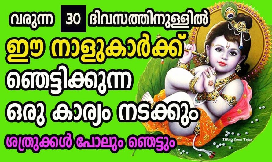 ഈ നക്ഷത്രക്കാർക്ക് മഹാഭാഗ്യത്തിന്റെ ദിനങ്ങൾ, ജീവിതം മാറിമറിയും…