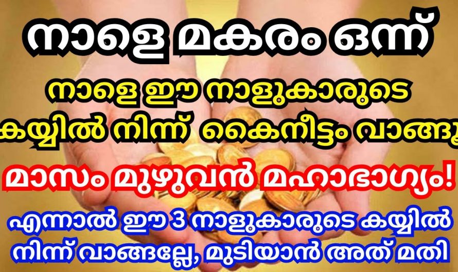 ഈ നാളുകാർ നിങ്ങളുടെ വീട്ടിൽ ഉണ്ടോ? ഇവരുടെ കയ്യിൽ നിന്നും കൈനീട്ടം വാങ്ങിക്കൂ ജീവിതം കുതിച്ചുയരും…