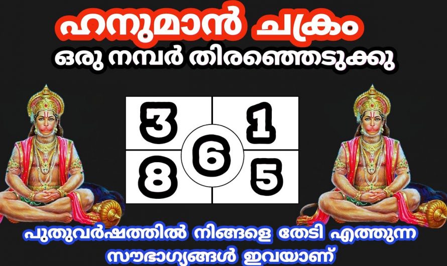 ഹനുമാൻ സ്വാമിയുടെ അനുഗ്രഹം കൊണ്ട് ജീവിതം രക്ഷപ്പെടുന്നവരിൽ നിങ്ങൾ ഉണ്ടോ? ഇതിൽനിന്ന് ഒരു നമ്പർ തിരഞ്ഞെടുക്കു…