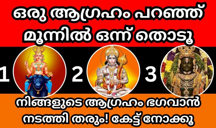 മൂന്ന് ചിത്രങ്ങളിൽ നിന്നും ഒരെണ്ണം തിരഞ്ഞെടുക്കു, നിങ്ങളുടെ ആഗ്രഹം നടക്കുമോ ഇല്ലയോ എന്ന് അറിയാം…